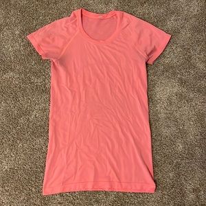 Lululemon Coral Swiftly Tech Short Sleeve Shirt 2.0